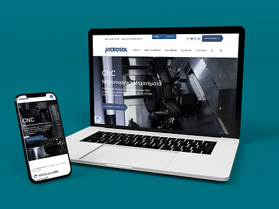 Corporate Website for Heavy Machinery Company - Website Creation