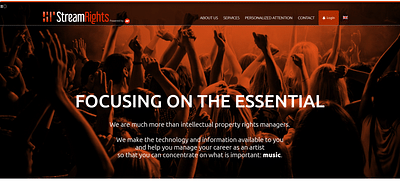 website stream right - Website Creation
