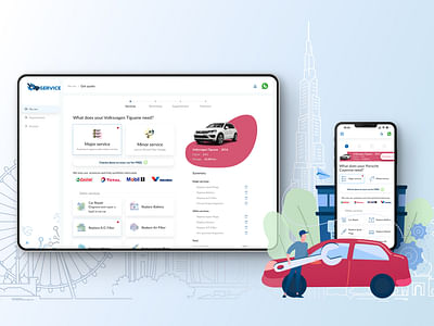 Automobile Service Marketplace - Application mobile