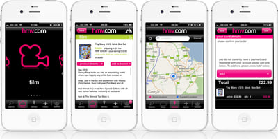 HMV - Mobile App and Website - Mobile App