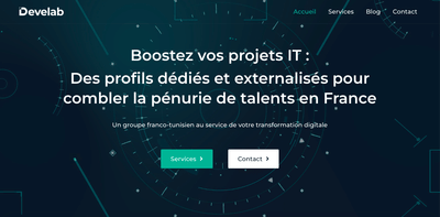 DEVELAB Site Web - Website Creation
