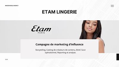 ETAM LINGERIE USA X MAISON BOLD AGENCY - Marketing de Influencers