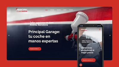 Principal Garage - Website Creation