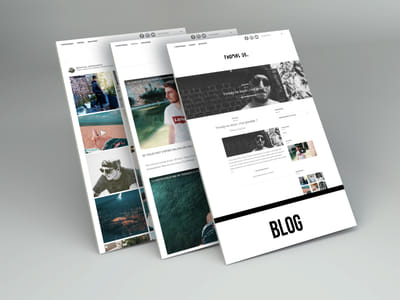 Création d'un Blog pour Instagrameur - Website Creation