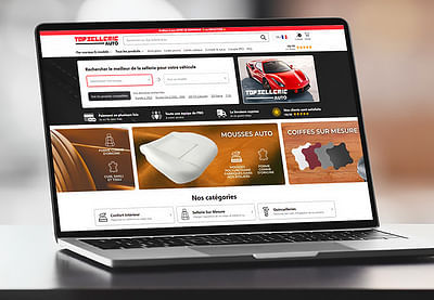 TopSellerie, site ecommerce multilingue sur-mesure - Creación de Sitios Web