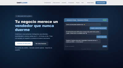Desarrollo del Sitio Web y Colaboración en la Plataforma de IA - Création de site internet