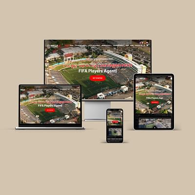 Website Mega Sports Management - Website Creation