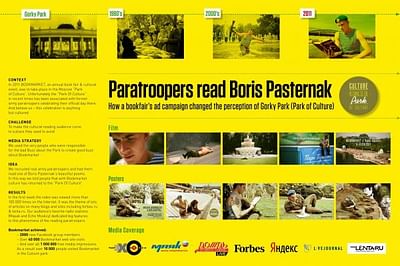 ARMY PARATROOPERS READ PASTERNAK - Advertising