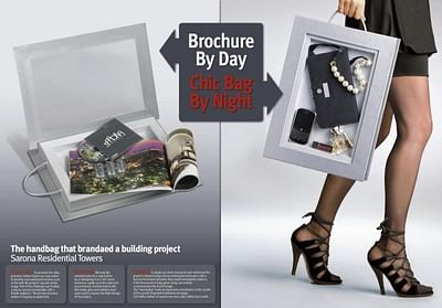 BROCHURE BY DAY, CHIC BAG BY NIGHT - Reclame