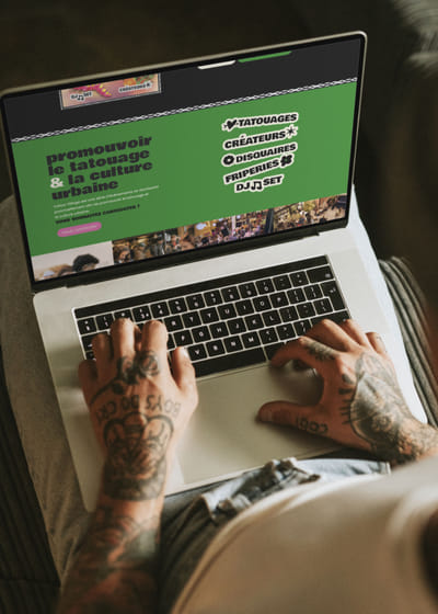 Tattoo Village -UI/UX design - Application web
