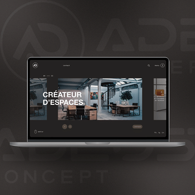 Adeos Concept, site e-commerce mobilier de bureau - Website Creation