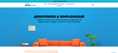 Diseño web de Ecommerce Simplihogar - E-commerce
