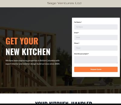 Landing Pages - Advertising