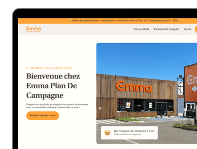 Landing page pour leader mondial de la litterie - Creazione di siti web