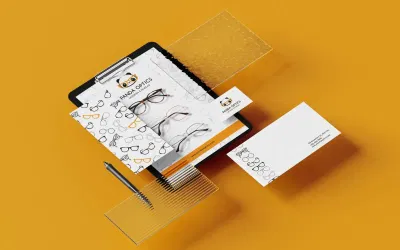 Panda Optics Brand Identity - Grafische Identität