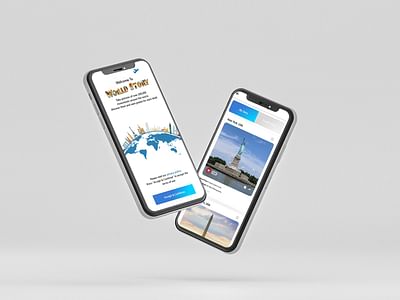 Travel Guide - Google Lens AI Mobile Application - Applicazione web