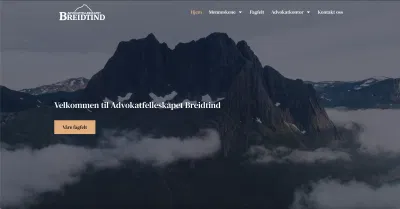 Advokatfelleskapet Breidtind - Creación de Sitios Web
