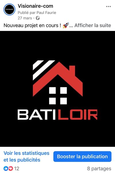 Création du site web de Batiloir - Création de site internet