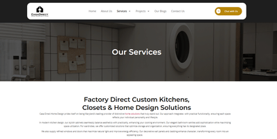 Modern Website Design for Casa Direct USA - Creación de Sitios Web