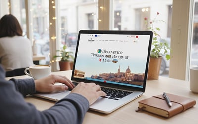 Story-led website for bespoke Malta tours - SEO