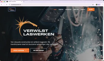 Verwilst laswerken - Creación de Sitios Web