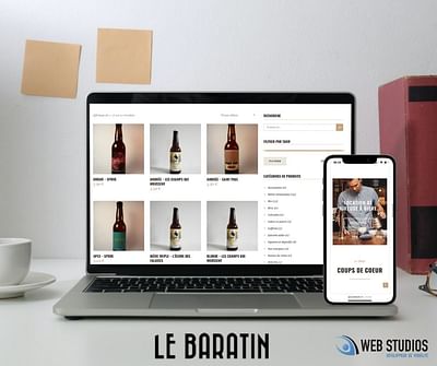 Apero Le Baratin - Site e-commerce - E-commerce