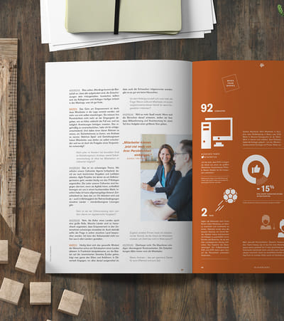 EOS LIFE- Internationales Mitarbeitermagazin Print - Content-Strategie