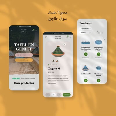 Souk Tajines | UNIEK EN HANDGEMAAKT DESIGN - Website Creatie