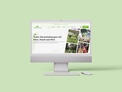 Webauftritt für Anbieter von Teambuilding-Events - Graphic Design