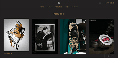 Alibi - Tattoo Studio - E-Commerce