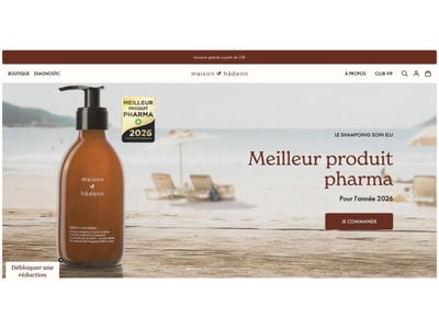 Maison Hadenn : refonte de la navigation et de l'UX de la boutique - Création de site internet