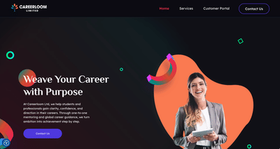 CareerLoom - Career Coaching Website Design - Website Creation
