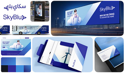 SkyBlue Brand Identity - Branding & Positionering