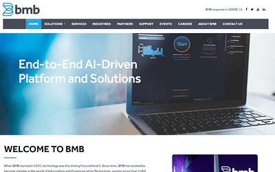 BMB Group website development - Website Creation