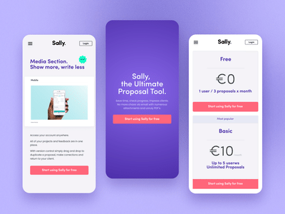 A proposal creator for agencies - Mobile App