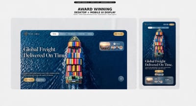 NAVIRO — Premium Logistics & Supply Chain Landing Page - Website Creation