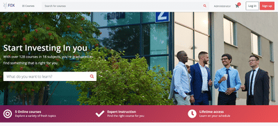 Custom E-learning Platform (FOX COURSES) - Consultoría de Datos