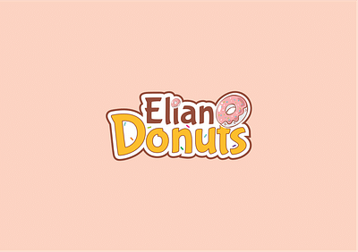 Elian Donuts Logo Design - Design & graphisme