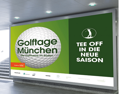 Projekt / Golftage München - Außenwerbung