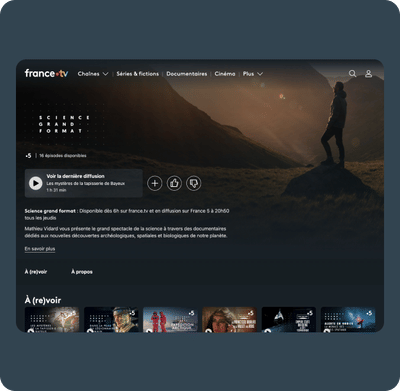 Refonte de France.tv - Usabilidad (UX/UI)