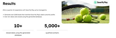 Save My Play - Targeted Lead Generation - Email Marketing