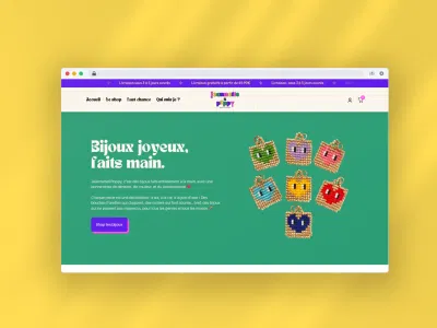 Jeannette & Poppy | Site e-commerce | WordPress - WooCommerce - Création de site internet