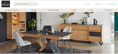 Refonte du site : Meubles Pellay - Webseitengestaltung
