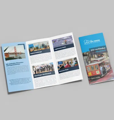 Flyer für The Bay Areas e.V. - Grafikdesign