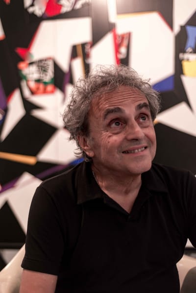 Scatti Figurativi - Ugo Nespolo artista italiano - Grafische Identität