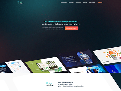 Site Webflow | Histoires de slides x Digidop - Ergonomy (UX/UI)