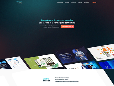 Site Webflow | Histoires de slides x Digidop - Ergonomie (UX/UI)