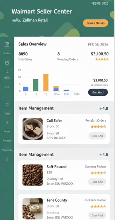 Wallmart Account Management - Publicité