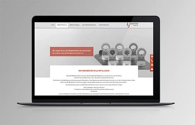 NEUE SPARTEN- WEBSITE FÜR LASERJOB - Webanwendung
