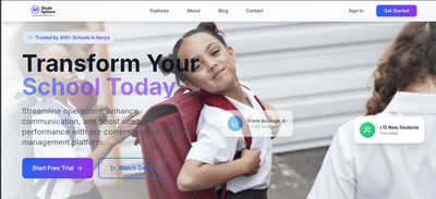 Shule Sphere - Application web